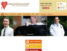 Tablet Screenshot of animalhospitalofhoward.com
